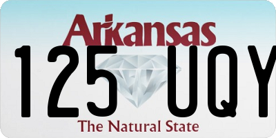 AR license plate 125UQY