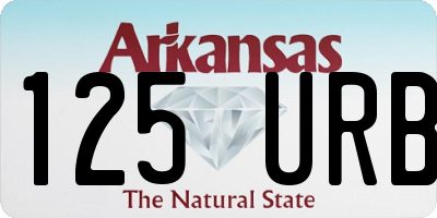 AR license plate 125URB