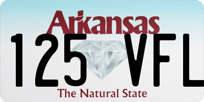AR license plate 125VFL