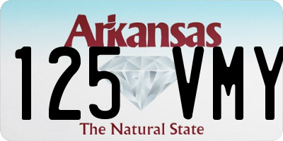 AR license plate 125VMY