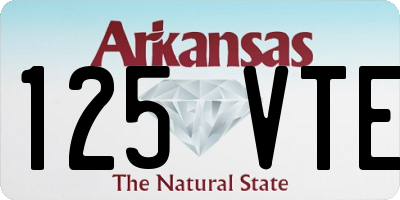 AR license plate 125VTE