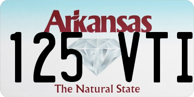 AR license plate 125VTI