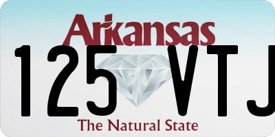 AR license plate 125VTJ
