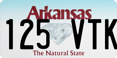 AR license plate 125VTK