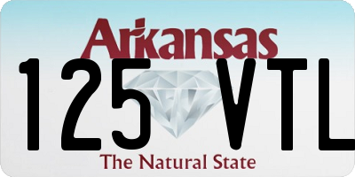 AR license plate 125VTL