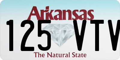 AR license plate 125VTV