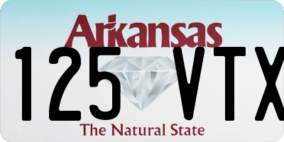 AR license plate 125VTX