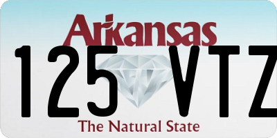 AR license plate 125VTZ