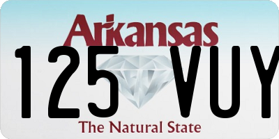 AR license plate 125VUY