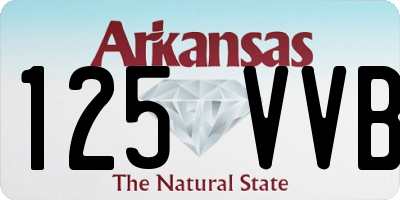 AR license plate 125VVB