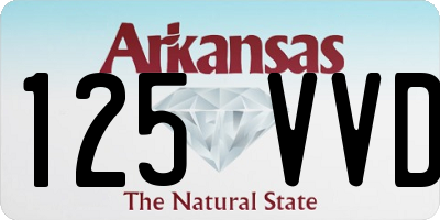 AR license plate 125VVD