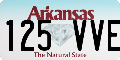 AR license plate 125VVE