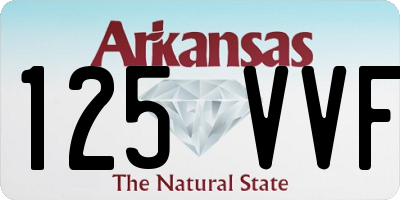 AR license plate 125VVF