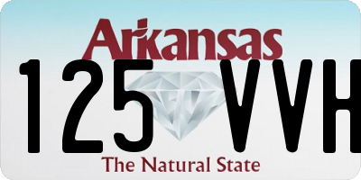 AR license plate 125VVH