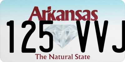 AR license plate 125VVJ
