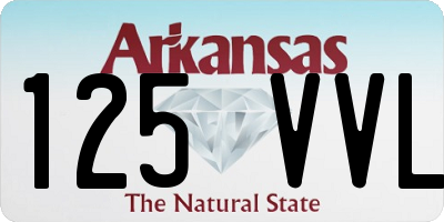 AR license plate 125VVL