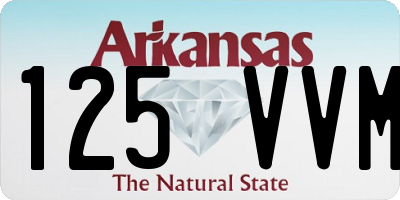 AR license plate 125VVM