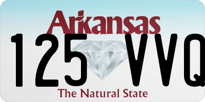 AR license plate 125VVQ