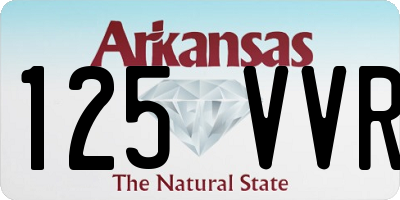 AR license plate 125VVR