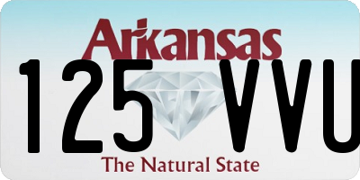 AR license plate 125VVU