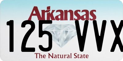 AR license plate 125VVX