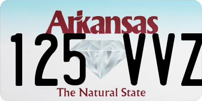 AR license plate 125VVZ