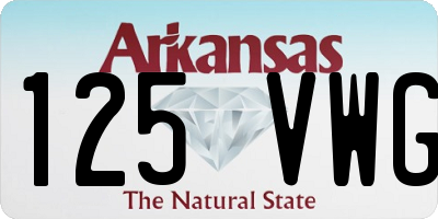AR license plate 125VWG