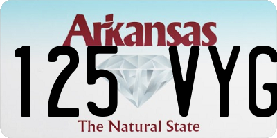 AR license plate 125VYG