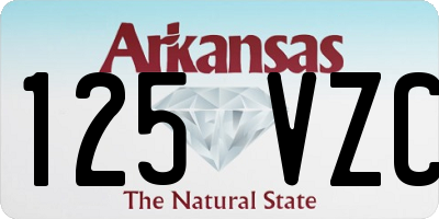 AR license plate 125VZC