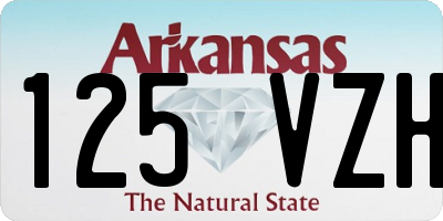 AR license plate 125VZH