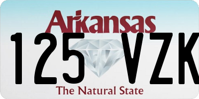 AR license plate 125VZK