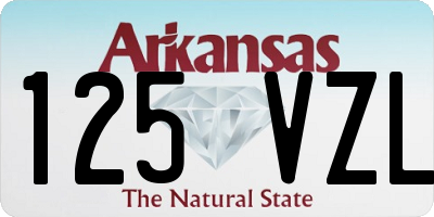 AR license plate 125VZL