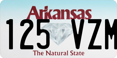 AR license plate 125VZM