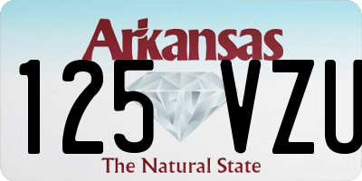 AR license plate 125VZU