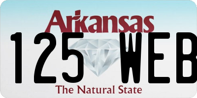 AR license plate 125WEB