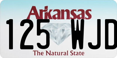 AR license plate 125WJD