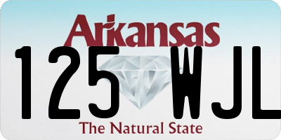 AR license plate 125WJL