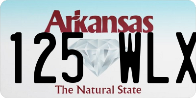 AR license plate 125WLX