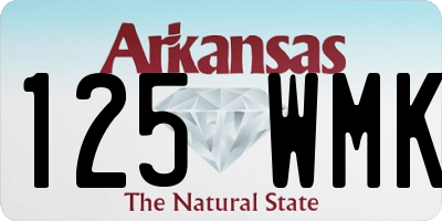 AR license plate 125WMK