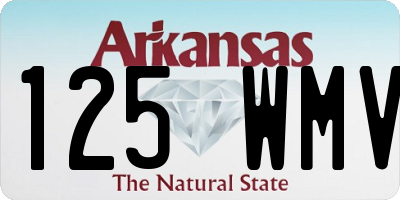 AR license plate 125WMV