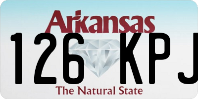 AR license plate 126KPJ