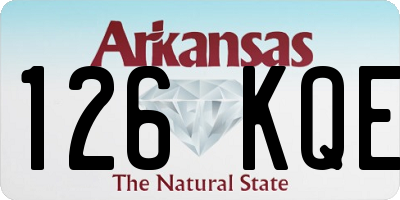 AR license plate 126KQE
