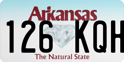 AR license plate 126KQH