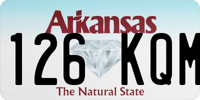 AR license plate 126KQM