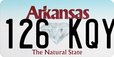 AR license plate 126KQY