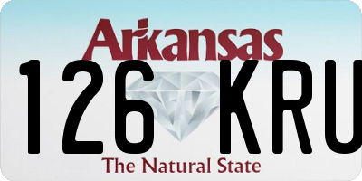 AR license plate 126KRU