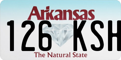 AR license plate 126KSH