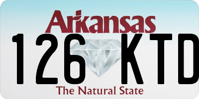 AR license plate 126KTD