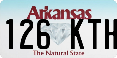 AR license plate 126KTH