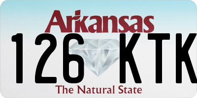 AR license plate 126KTK
